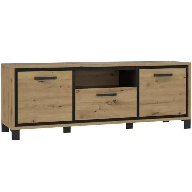Szafka RTV Trondheim 2D1S TDHT132 Dąb Aristan