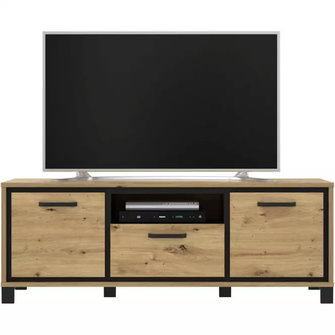 Szafka RTV Trondheim 2D1S TDHT132 Dąb Aristan