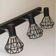 Lampa Mini Szach 2742 Czarna LS3