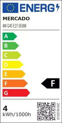 Żarówka LED EM 4W G45 E27 6500K