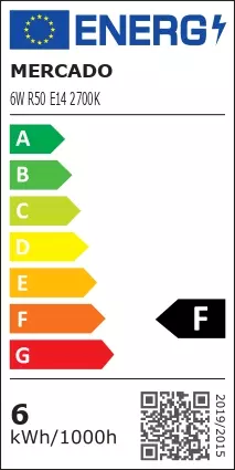 Żarówka LED EM 6W R50 E14 2700K