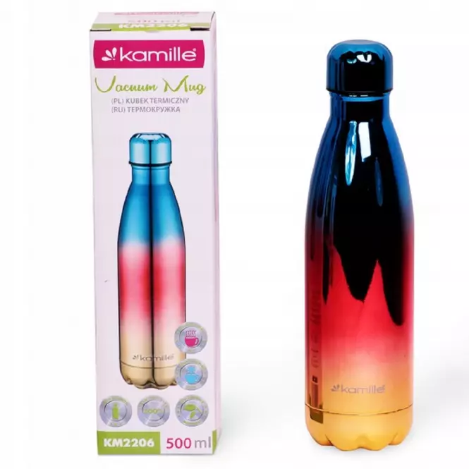 Kubek Termiczny 500ml W Kształcie Butelki
