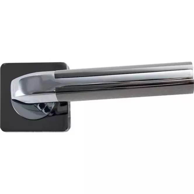 Klamka drzwiowa TEMPO ZR13 nikiel/czarny