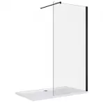 Ścianka WALK-IN Fiord 120x195 czarny profil