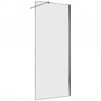 Ścianka WALK-IN Soft 100x195 profil chrom
