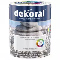 Dekoral Odporna Na Szorowanie Szary Platynowy 2,5L