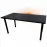 Biurko Gamingowe 136x66x28 Model 1 Czarny Top