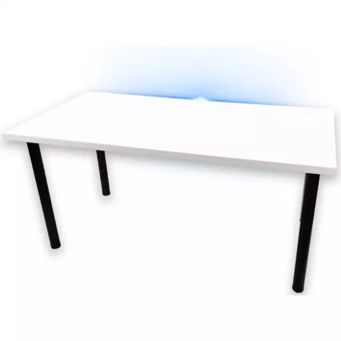 Biurko Gamingowe 136x66x28 Model 1 Biały Top