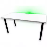Biurko Gamingowe 160x80x36 Model 2 Biały Top