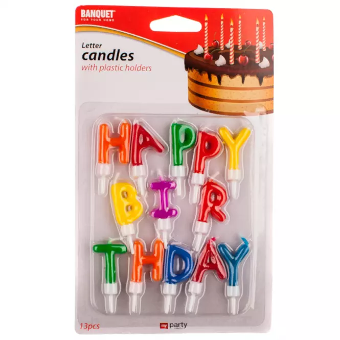 Świeczki hapy birthday 13 szt