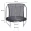 Trampolina ogrodowa COMFORT z drabinką 244cm czarna,2