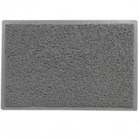 Wycieraczka spaghetti szara winyl 40x60 Cmb10