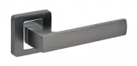 Klamka drzwiowa TOMA R62 antracyt/chrom
