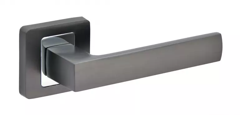 Klamka drzwiowa TOMA R62 antracyt/chrom