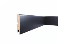 Listwa przypodłogowa MDF Foge LB1 80 czarny półmat