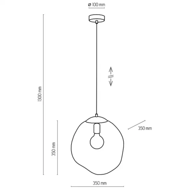 Lampa Sol graphite 4264 LW1