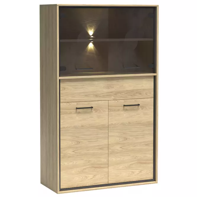 Witryna M5 Mediolan Natural Hikora