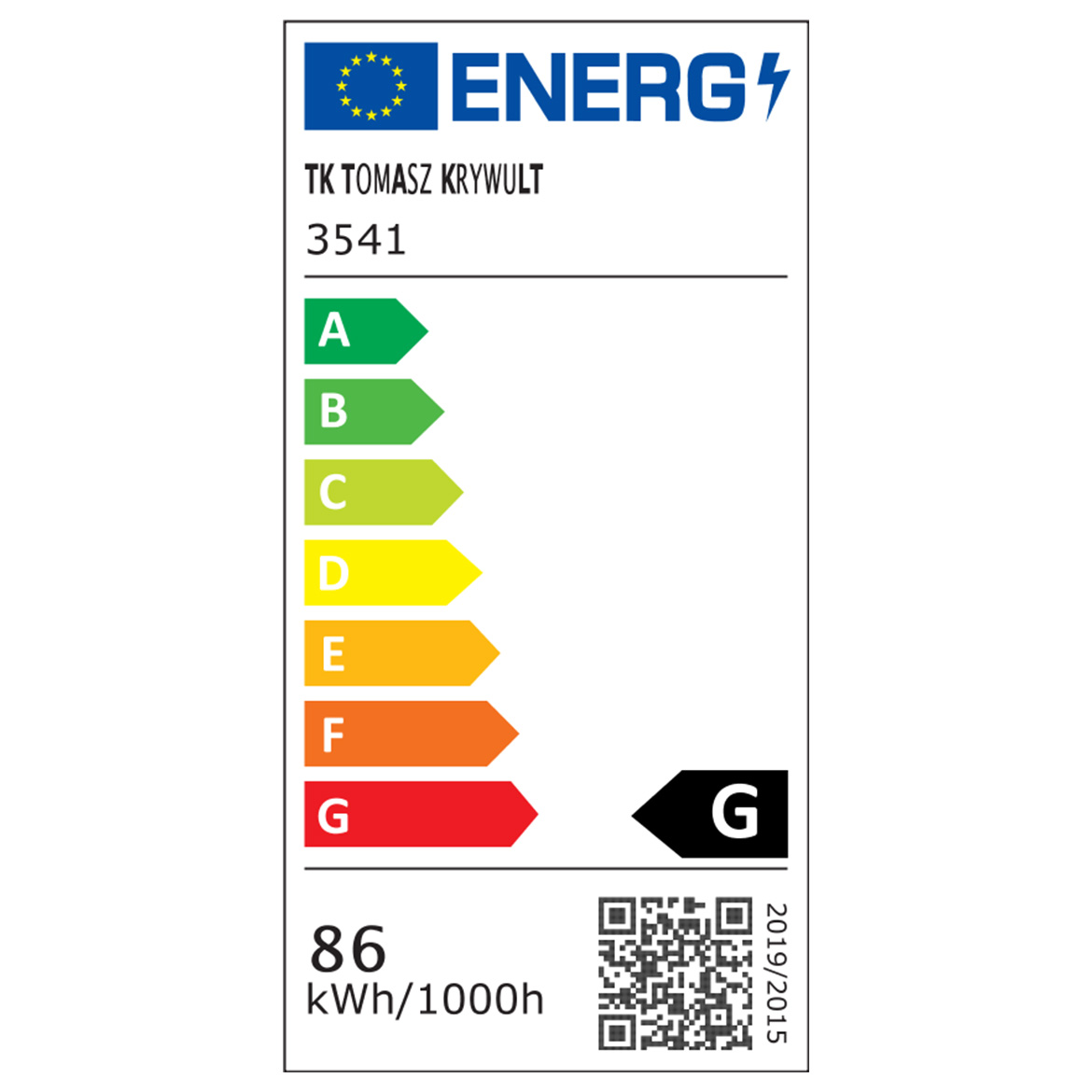Etykieta energetyczna