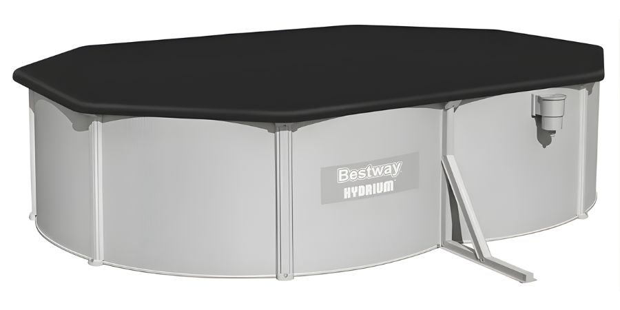 duży basen metalowy