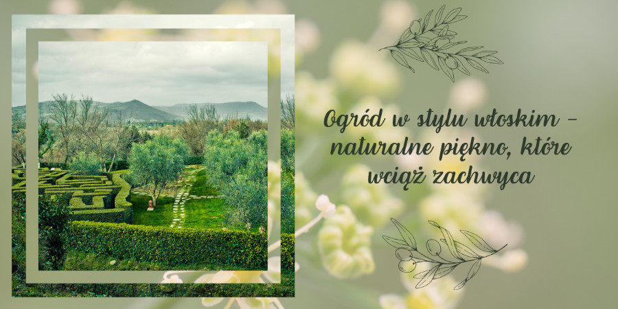 ogród włoski - nazywaney ogrodem renesansowym