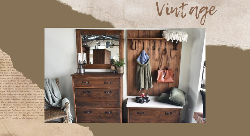 Przedpokój w stylu vintage - wnętrze pełne inspiracji