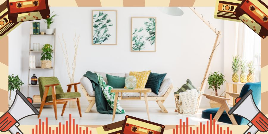 salon w stylu vintage - inspiracje