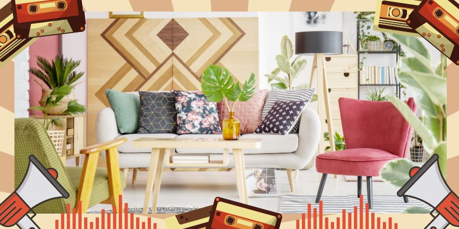 Geometryczne wzory w duchu vintage
