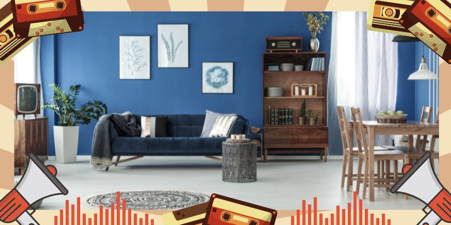 Obrazy i galeria zdjęć we wnetrzach vintage